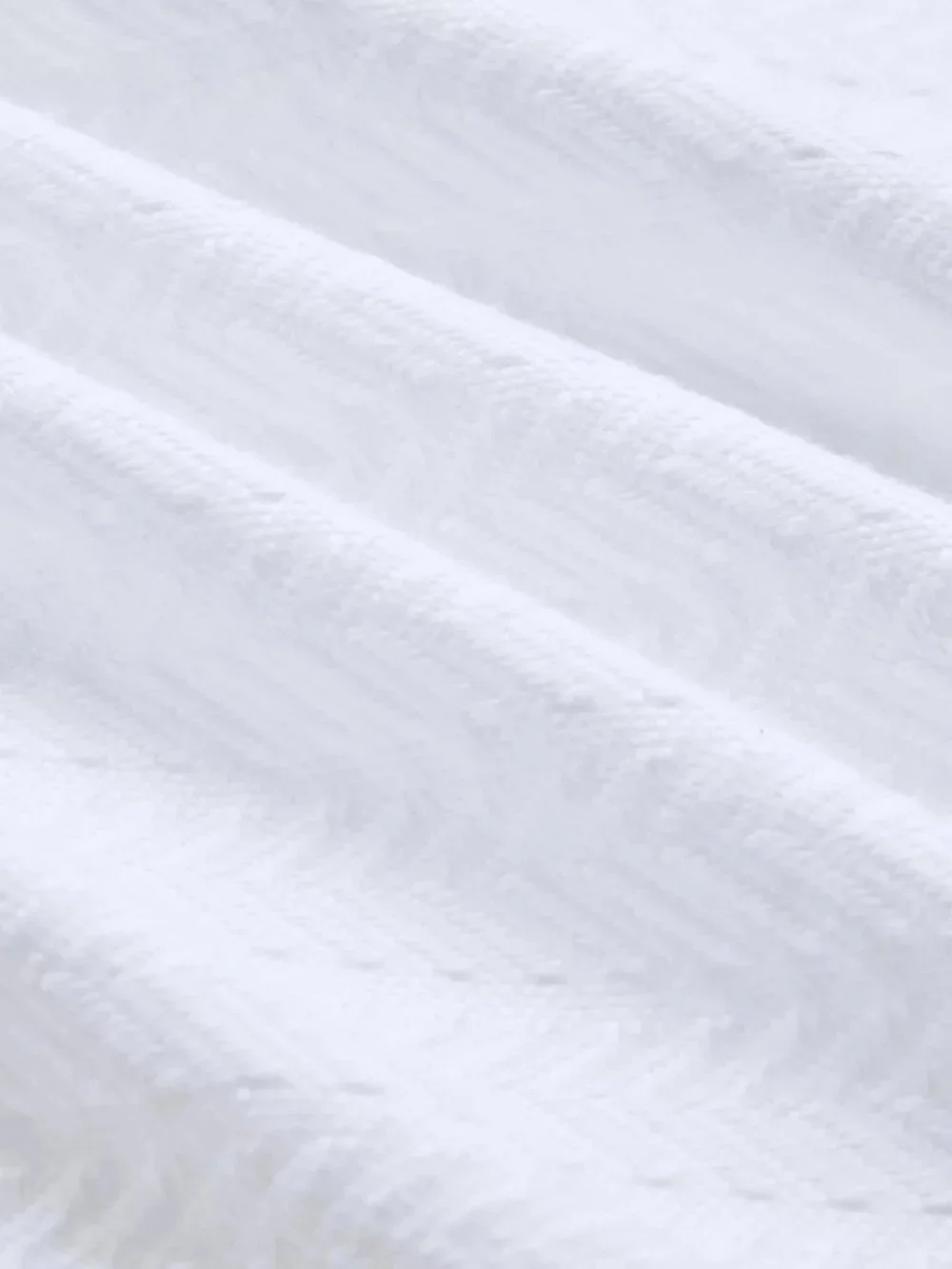 Hotel Collection 100% Egyptian Cotton Twin Size White Blanket - NEW